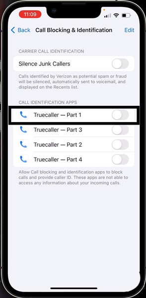 Enable Third-Party Apps To Block Unknown Calls