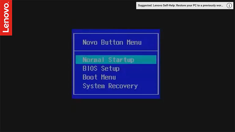 Nova Button Select Normal Startup