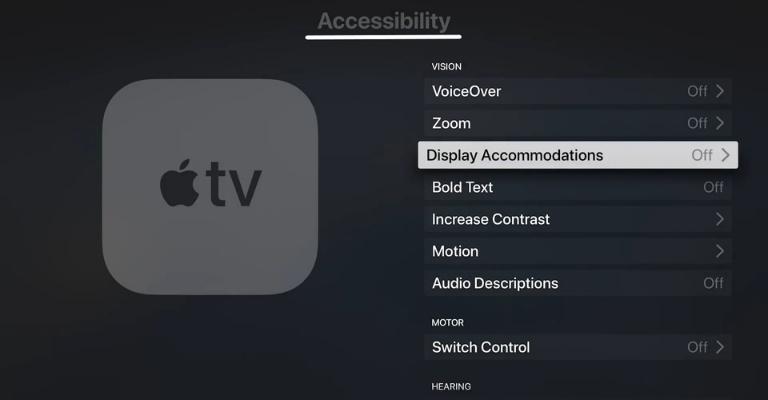 Display Accommodations