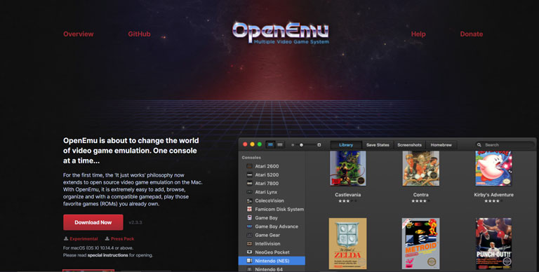 Openemu Emulator