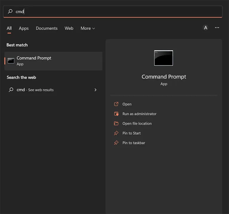 Run CMD