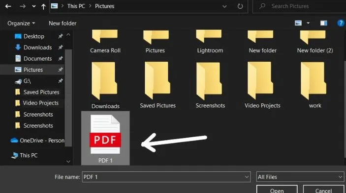 Select the Fax File Select the Fax File