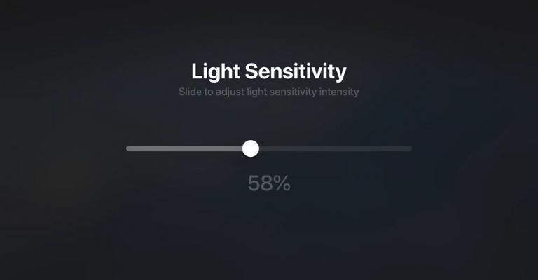 Light Sensitivity