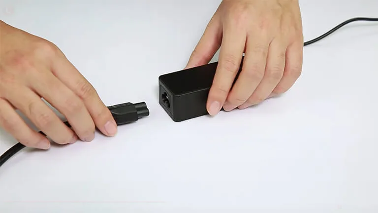 Unplug AC Adapter