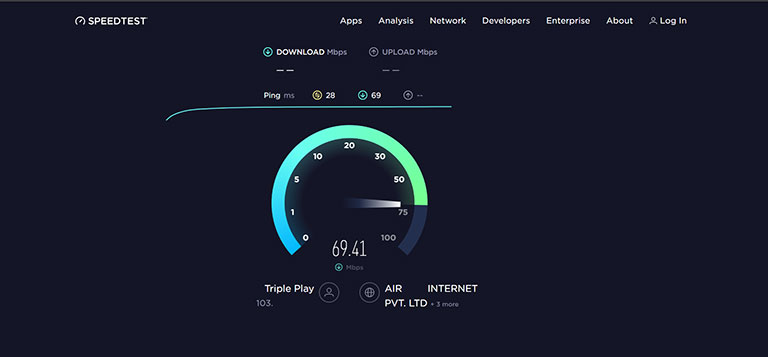 Check Internet Connection Speed