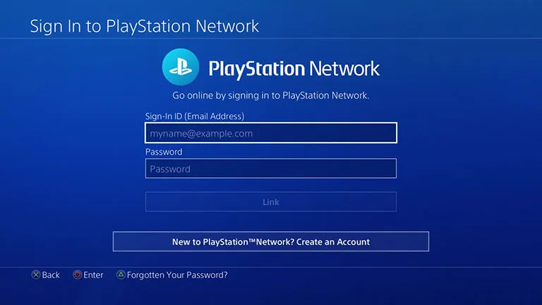 Create a New PSN Account