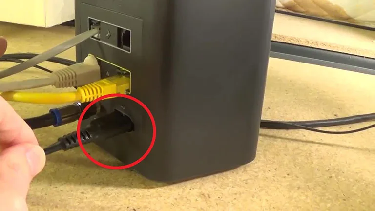 Disconnect the Power Cord From your Xfinity Router Disconnect the Power Cord From your Xfinity Router
