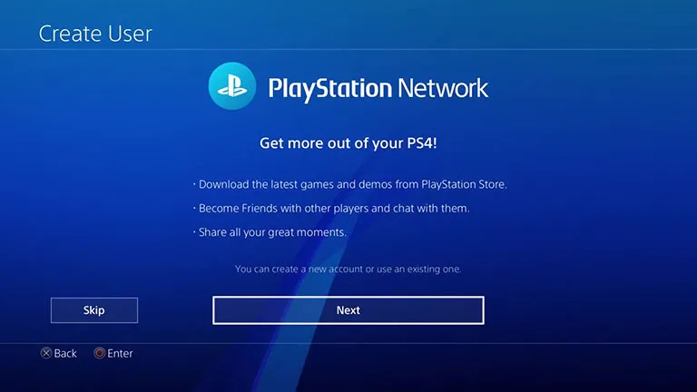 Open the PlayStation Network