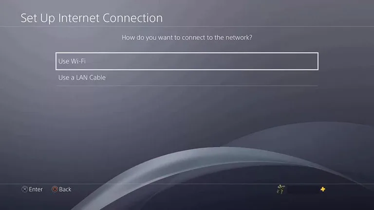 Open the Use Wi-Fi Option