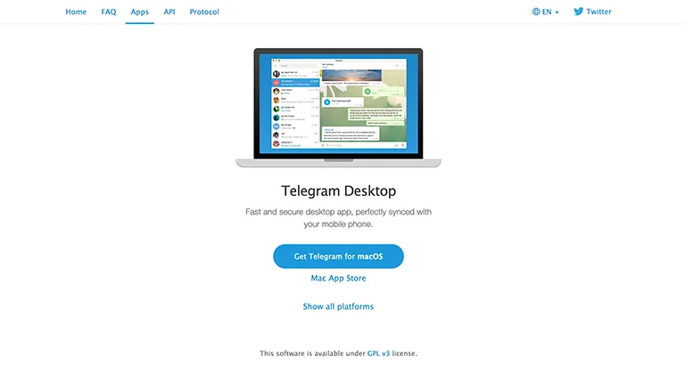 Telegram for PC and Mac
