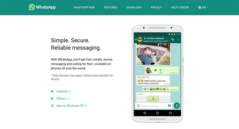 WhatsApp for PC and Mac