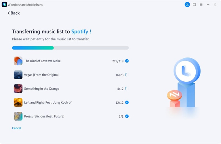 Playlist Transfer Process