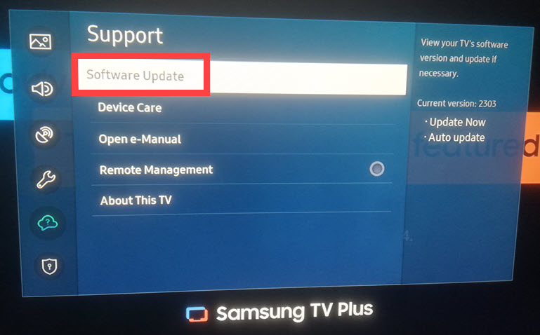 Tv Software Update