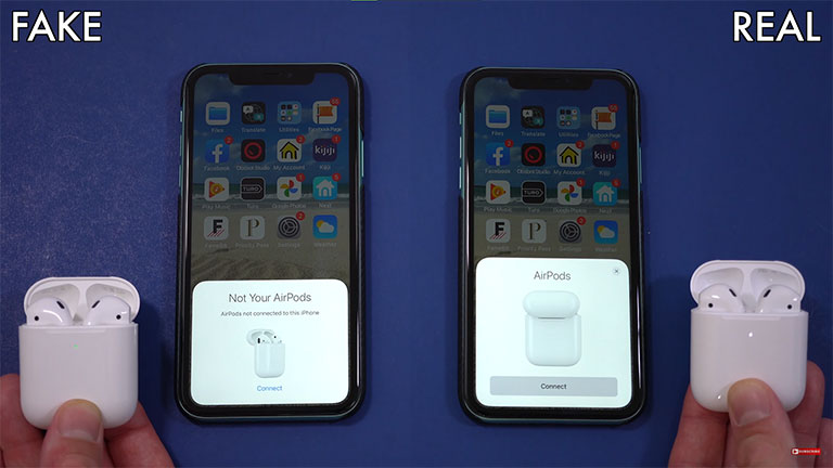 Spotting Fake Airpods Via Easy Pairing