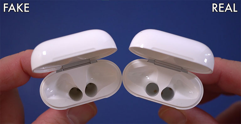 Spotting Fake Airpods Via The Hinge