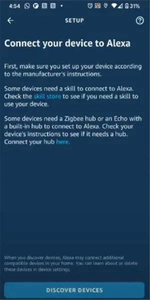 Alexa - Discover Devices Alexa - Discover Devices