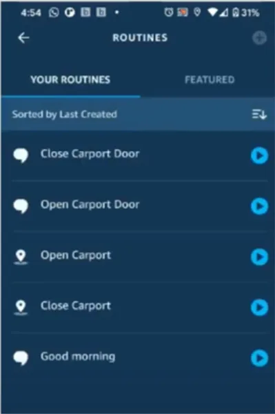 Alexa New Routine Alexa New Routine