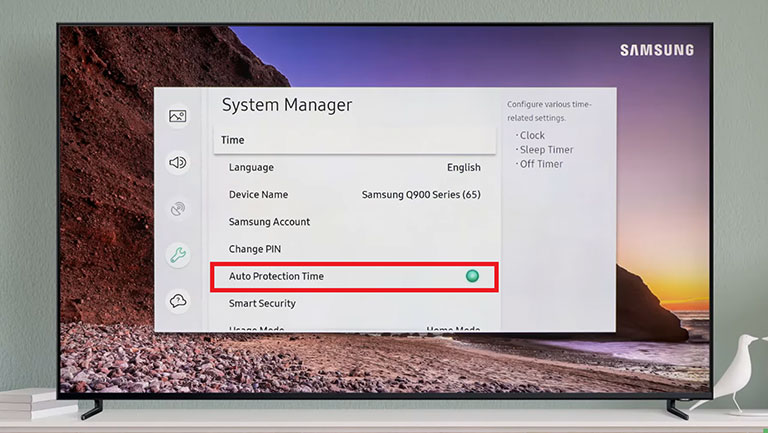 Disable Auto Protection Time On Your Samsung Tv