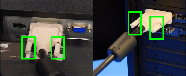 Double-Check Monitor Input Cable Is Properly Connected On Both Sides