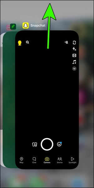 Force Quit Snapchat