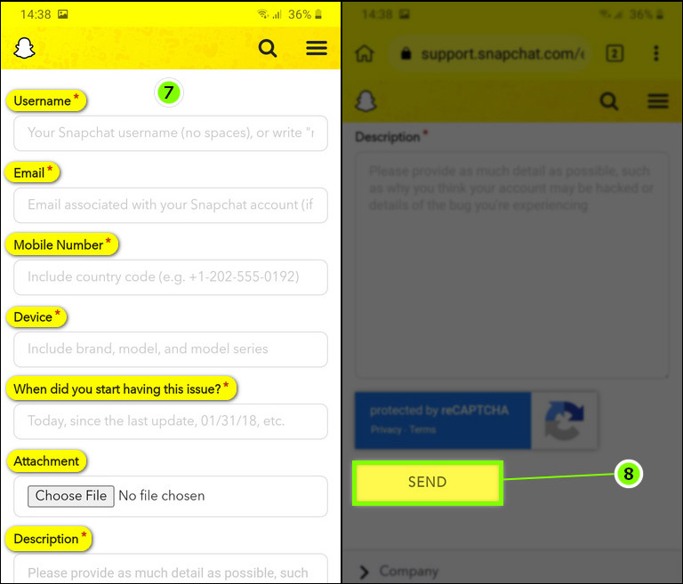 How To Contact The Snapchat Support Team 3