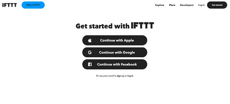 IFTTT Website IFTTT Website