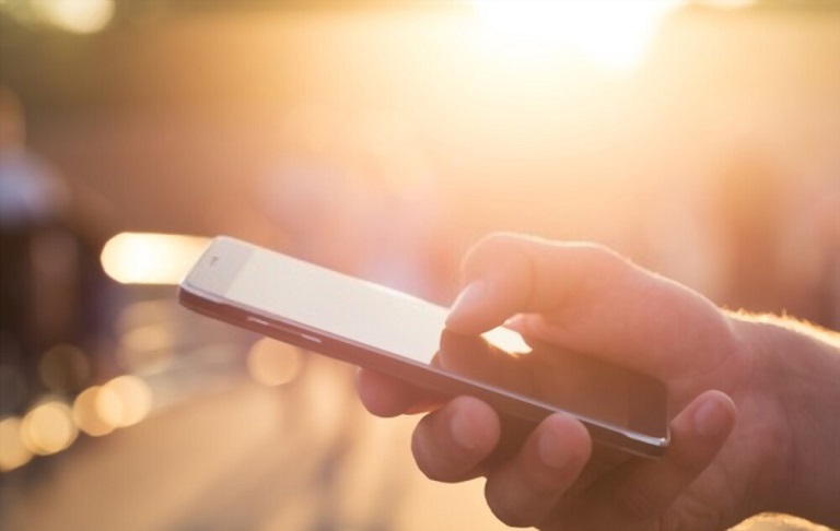 Phone Exposed To Sunlight