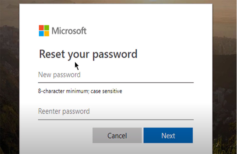 Reset Your Password