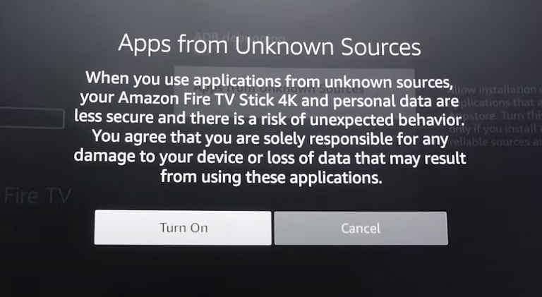 Turn On Apps From Unknown Sources