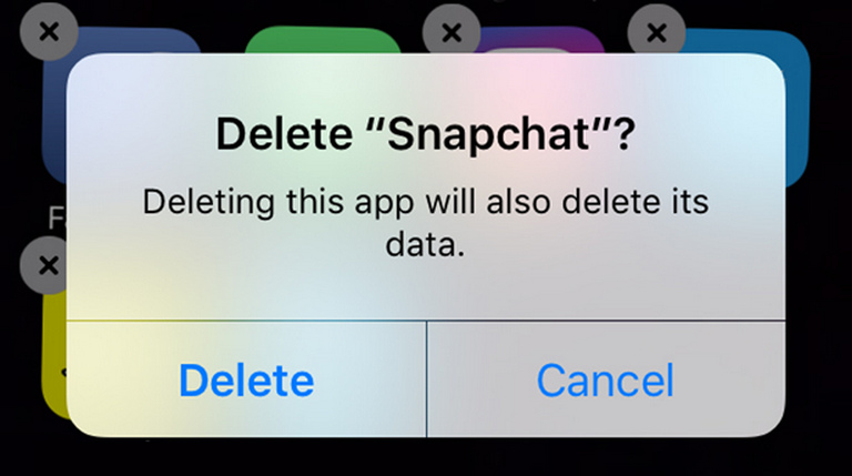 Uninstall Snapchat On Iphone