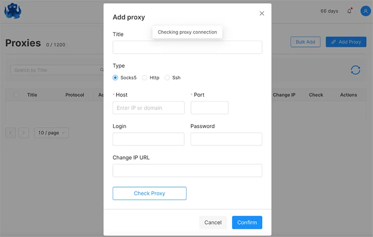 Add Proxy Add Proxy
