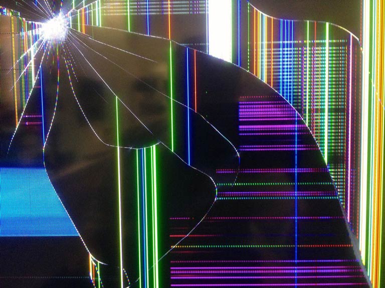 Broken Tv Screen