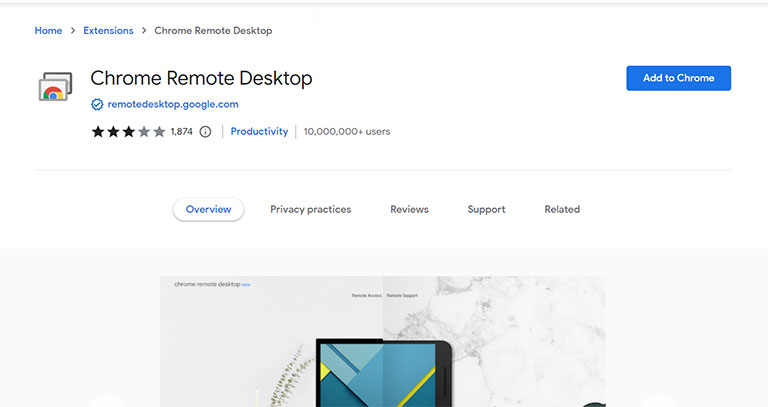 Chrome Remote Desktop