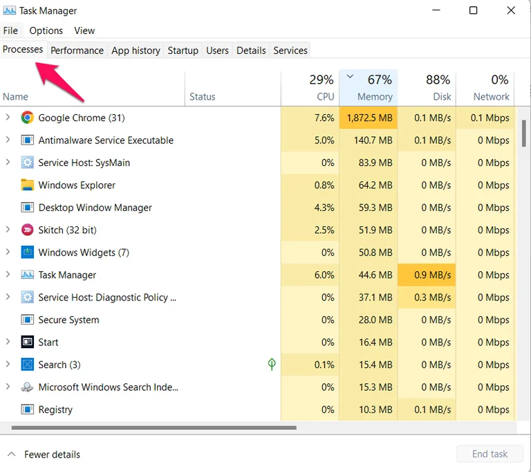 Windows Task Manager