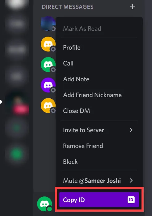 copy discord id