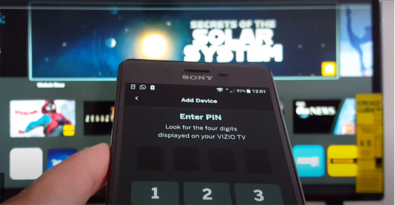 Enter Pin On Vizio Smartcast App