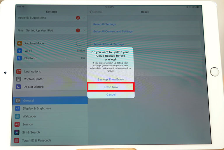 Factory Reset Your Ipad