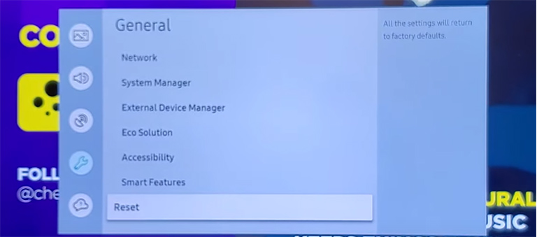 Samsung Tv Reset