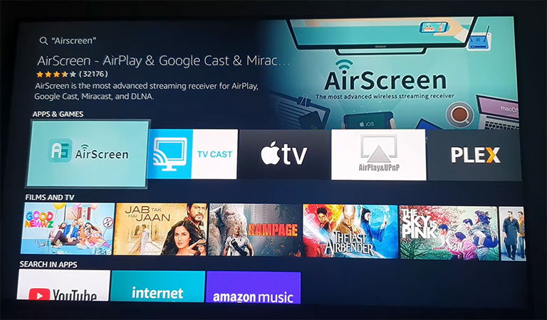 Download Airscreen On Your Firestick