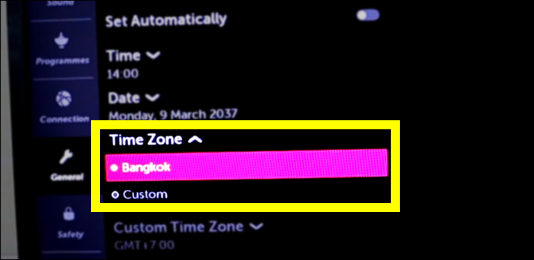 Go To The Time Zone Setting And Make Sure It’s Correct