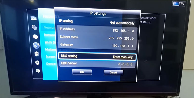Modify Your Tv’s Dns Settings Using Google Dns Configuration