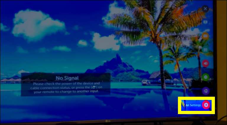 Navigate To All Settings Or Advanced Settings On Your Lg Tv