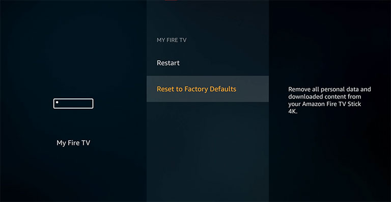 Reset Your Firestick To Factory Defaults