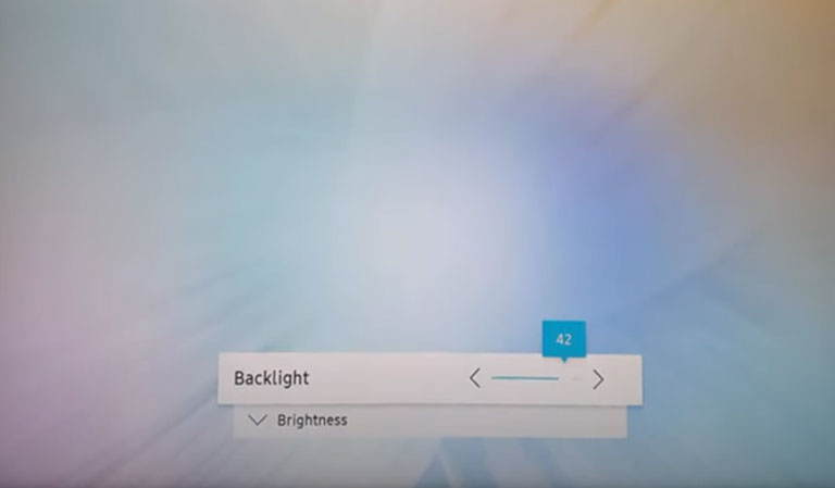 Select Backlight, Then Turn The Level Down