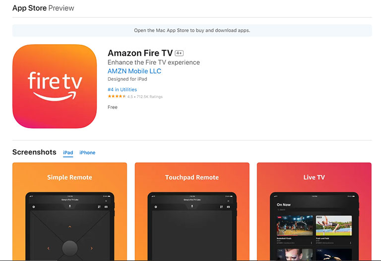 Amazon Fire Tv App On Apple App Store