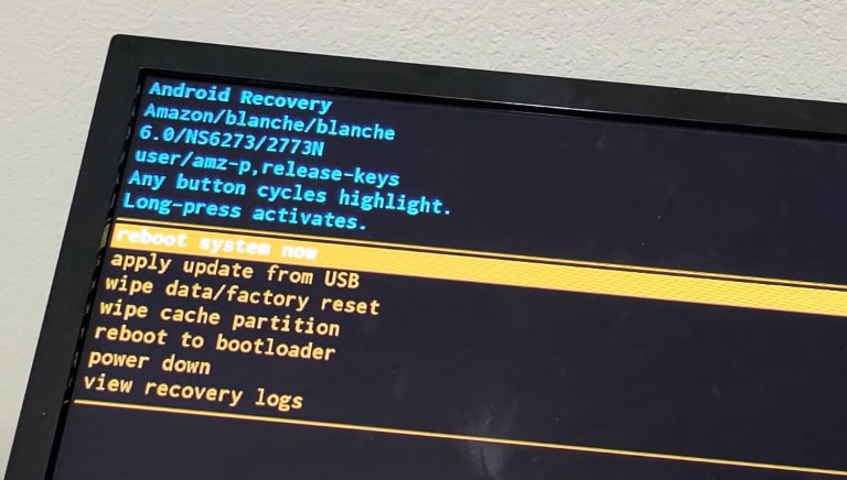 Android Recovery Menu