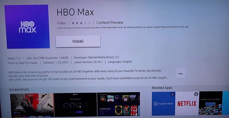 Install Hbo Max On Your Samsung Tv