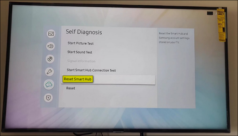 Reset The Samsung Smart Hub