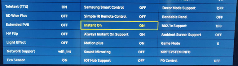 Turn Off Samsung Instant