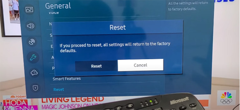 Confirm Factory Reset
